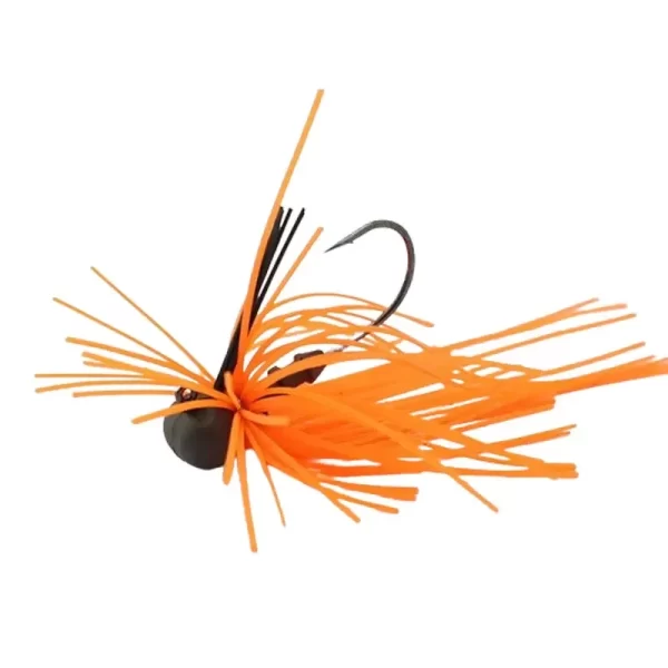 Micro fio isca trepadeira gabaritos luya 2.5 3.5 5g tungstênio leadhead weedless gabarito gancho com saia de silicone para baixo truta isca de pesca - Imagem 9