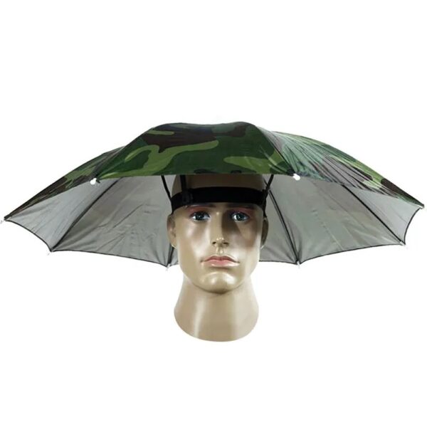 Chapéu Guarda-Chuva Camuflado Protetor Camping Passeio Pesca Praia (5757) - Imagem 2