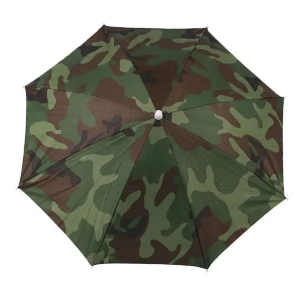 Chapéu Guarda-Chuva Camuflado Protetor Camping Passeio Pesca Praia (5757) - Imagem 5